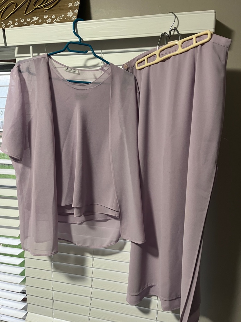 Light Lavender Two-Piece Skirt Set - Brand: